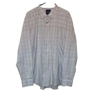 Tommy Bahama L/S Button Down Cameloeon Color Change Pink to Blue XLT